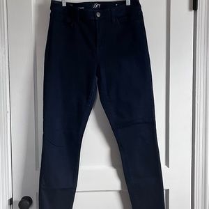LOFT Super Skinny Jeans, Dark Wash, Size 8